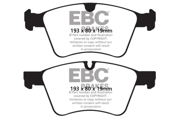 EBC Ultimax OE Replacement Brake Pad Set (DP1860)