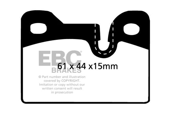 EBC Ultimax OE Replacement Brake Pad Set (DP342)
