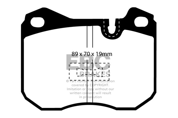 EBC Redstuff 3000 Series Sport Brake Pad Set (DP3345C)