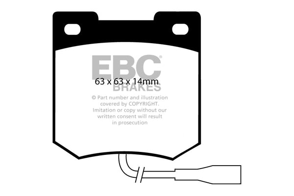 EBC Ultimax OE Replacement Brake Pad Set (DP353)