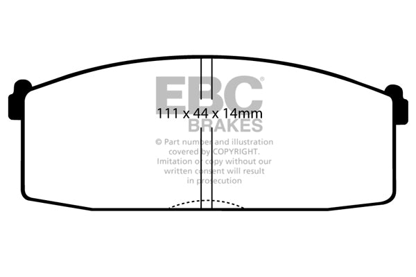 EBC Ultimax OE Replacement Brake Pad Set (DP365)