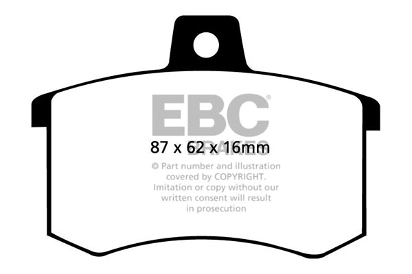 EBC Redstuff 3000 Series Sport Brake Pad Set (DP3370C)