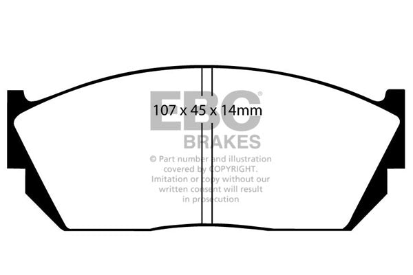 EBC Ultimax OE Replacement Brake Pad Set (DP432)