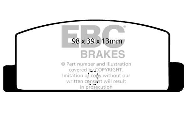 EBC Ultimax OE Replacement Brake Pad Set (DP466)