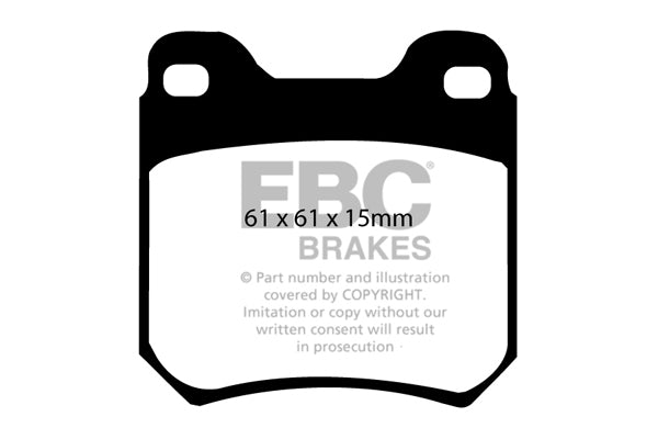 EBC Yellowstuff 4000 Series Street and Track Brake Pad Set (DP4675R)