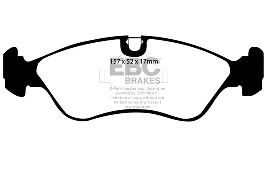 EBC Bluestuff NDX Trackday Brake Pad Set (DP5760NDX)