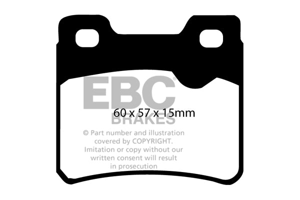 EBC Yellowstuff 4000 Series Street and Track Brake Pad Set (DP4761R)