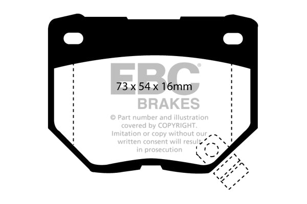 EBC Redstuff 3000 Series Sport Brake Pad Set (DP3826C)