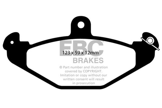 EBC Bluestuff NDX Trackday Brake Pad Set (DP5885/2NDX)