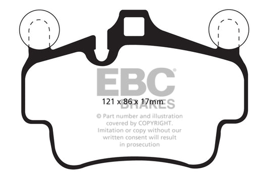 EBC Bluestuff NDX Trackday Brake Pad Set (DP52029NDX)