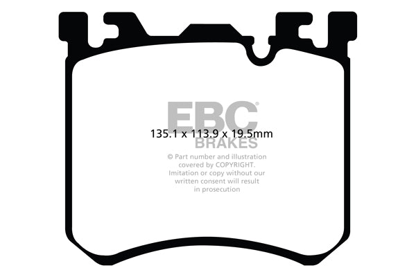 EBC Bluestuff NDX Trackday Brake Pad Set (DP52091NDX)