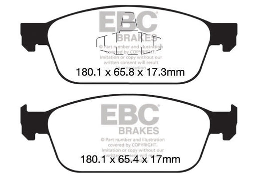 EBC Bluestuff NDX Trackday Brake Pad Set (DP52145NDX)