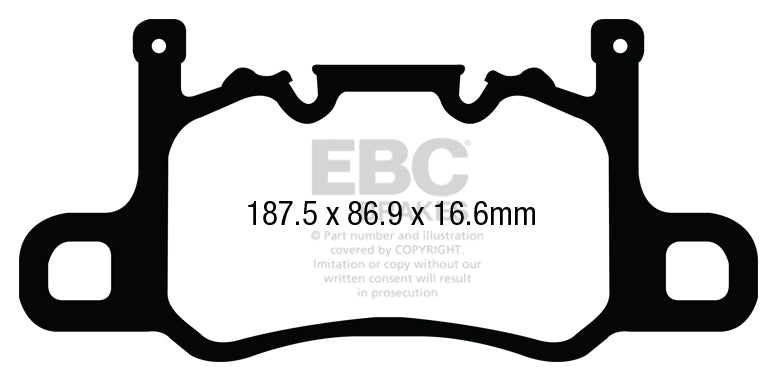 EBC Bluestuff NDX Trackday Brake Pad Set (DP52207NDX)