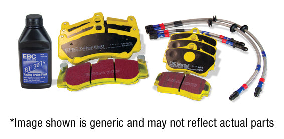 EBC Performance Pack Pad & Line Kit with Yellowstuff Pads (PLK1287)