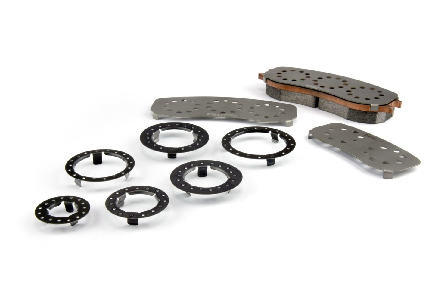 EBC Brakes - Titanium Brake Pad Shims (SH032) Front